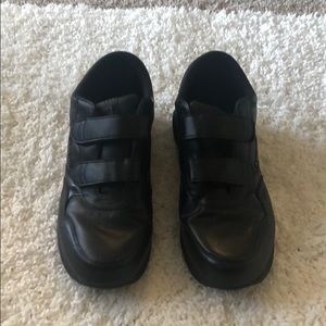 Propet Life Walker Strap Shoes Black Size 12